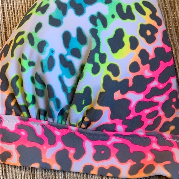 Victoria Secret Multicolor Animal Print Bikini Top - Picture 8 of 8